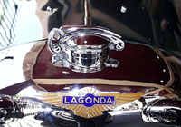 Radiatorcap of a Lagonda