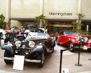Mercedes-Benz 540 K Special Roadster and 540 K Cabriolet A at Fashion Island