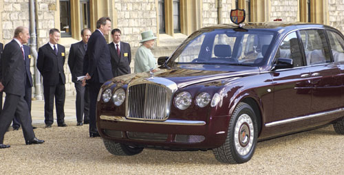 Queen Elizabeth -  Bentley State Limousine