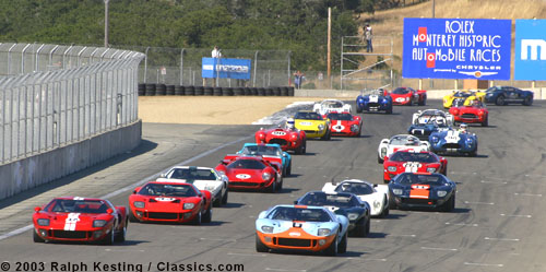 Monterey Historic Automobile Races 2003 in Laguna Seca - Ford GT 40