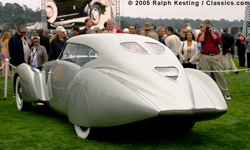 Pebble Beach Concours d'Elegance 2005 - Best of Show - 1937 Delage D8-120 S Pourtout Aéro Coupe