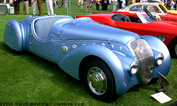 The Quail, A Motorsports Gathering 2005 - A Tribute to the Carrera Panamericana - 1938 Darl'Mat Sport Roadster based on a Peugeot 303 chassis