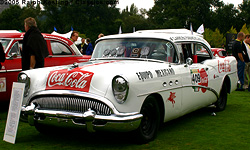 The Quail, A Motorsports Gathering 2005 - A Tribute to the Carrera Panamericana - 1954 Buick Rivera - Coca-Cola sponsored