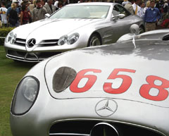 Mercedes-Benz 1955 300 SLR and the 1999 VISION SLR Concept Car