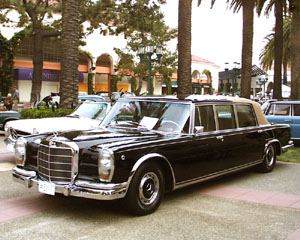 Mercedes-Benz Exhibition at Fashion Island - 1967 Mercedes 600 Landaulet