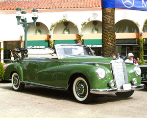 Mercedes-Benz Exhibition at Fashion Island - 1951 300 Cabriolet D