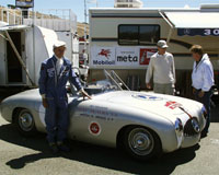 John Fitch with 1952 Mercedes-Benz 300 SL