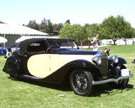 1934 Bugatti Type 57 Cabriolet at the Newport Beach Concours d'Elegance 2000