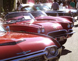 1962 Ford Thunderbird Roadster,1962 Corvette, 1965 Cobra