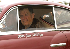 Jack McAfee in the 1951 Ferrari 340 America- Carrera Panamericana participant