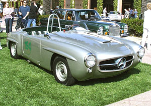 Mercedes-Benz Exhibition at Fashion Island - 1955 Mercedes-Benz 190 SLR