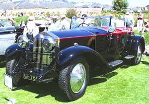 Rolls-Royce Phantom II Hooper Boattail Tourer at Palos Verdes Concours d'Elegance