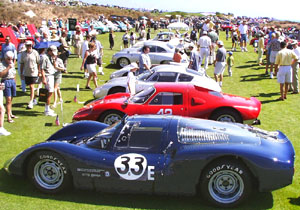 Porsche Race Cars at Palos Verdes Concours d'Elegance