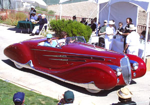 Delahaye T165 at Palos Verdes Concours d'Elegance