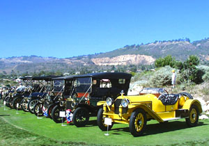 Marmon Speedster and Ford Model T Tourer at Palos Verdes Concours d'Elegance