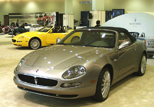 Los Angeles Auto Show 2002 - Maserati Spyder Exhibit