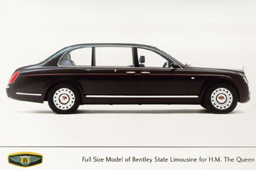 Queen Elizabeth -  Bentley State Limousine