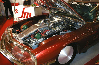 Rétromobile 2003 - Citroen SM Bonneville speed record vehicle