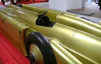Rétromobile 2003 - 1929 Golden Arrow Henry Seagrave World Speed Record Vehicle