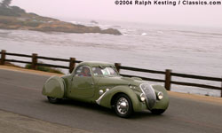 Pebble Beach Tour 2004 - 1937 Peugeot Darl'mat 302DS Pourtout Coupe