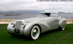 Pebble Beach Concours d'Elegance 2005 - Best of Show - 1937 Delage D8-120 S Pourtout Aéro Coupe
