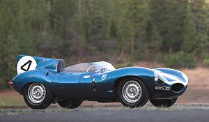 1955 Jaguar D-Type overall winner of the 1956 24 Hours of Le Mans raced by Ecurie Ecosse