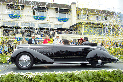 Pebble Beach Concours d'Elegance 2016 - 1936 Lancia Astura Cabriolet by Pinin Farina Named Best of Show