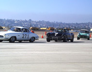 1963 Alfa-Romeo SS , 1957 Chevrolet Corvette, 1961 Sunbeam Alpine