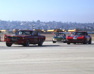 1966 Shelby Mustang GT 350 H, 1964 Lotus 26R, 1963 Chevrolet Corvette Stingray